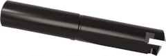 Allied Machine and Engineering - Series F, 3 to 3-7/8" Diam, 2" Diam Straight Shank, Straight Flute Spade Drill - 5-1/2" Max Depth, 6-3/4" Body Length, 9-1/2" OAL, Short Length, Through Coolant - Exact Tool & Supply