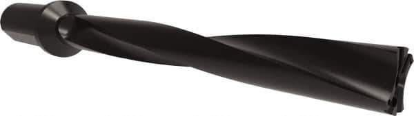 Allied Machine and Engineering - Series APX 38, 8xD, 50mm Shank Diam, Drill Body - 416.3mm Drill Body Length to Flange, W3808H Toolholder, 496.3mm OAL, 416.3mm Drill Body Length, Weldon Flat Shank, Through Coolant - Exact Tool & Supply