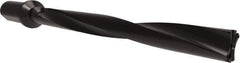 Allied Machine and Engineering - Series APX 38, 10xD, 50mm Shank Diam, Drill Body - 503.9mm Drill Body Length to Flange, W3810H Toolholder, 583.9mm OAL, 503.9mm Drill Body Length, Weldon Flat Shank, Through Coolant - Exact Tool & Supply