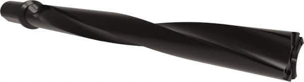 Allied Machine and Engineering - Series APX 51, 10xD, 2" Shank Diam, Drill Body - 24.5938" Drill Body Length to Flange, W5110H Toolholder, 29.0938" OAL, 24.5938" Drill Body Length, Weldon Flat Shank, Through Coolant - Exact Tool & Supply