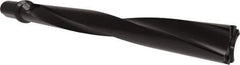 Allied Machine and Engineering - Series APX 51, 10xD, 50mm Shank Diam, Drill Body - 624.6mm Drill Body Length to Flange, W5110H Toolholder, 704.6mm OAL, 624.6mm Drill Body Length, Weldon Flat Shank, Through Coolant - Exact Tool & Supply