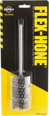 Brush Research Mfg. - 15/16" to 1-5/8" Bore Diam, 180 Grit, Boron Carbide Flexible Hone - Fine, 8" OAL - Exact Tool & Supply