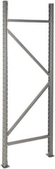Value Collection - 1,700 Lb Capacity Bulk Storage Adjustable Rack End Kit - 72" High x 24", 36" & 48" Deep, Gray - Exact Tool & Supply