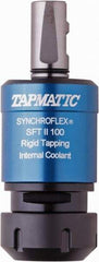 Tapmatic - 63/64" Straight Shank Diam Rigid Tapping Adapter - #2 to #10" Tap Capacity, 2.0472" Projection, Through Coolant - Exact Tool & Supply