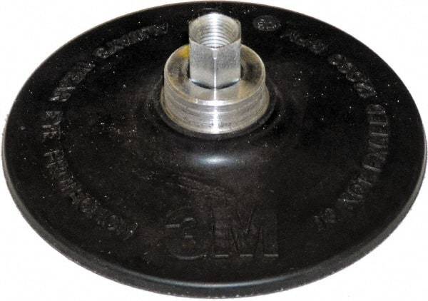 3M - 4" Diam Disc Backing Pad - 12,000 RPM - Exact Tool & Supply