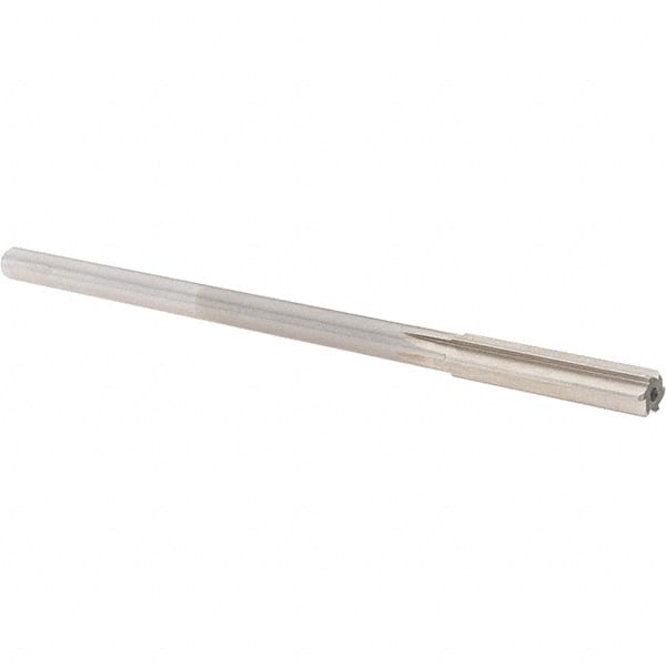 Alvord Polk - 0.356" Diam 6-Flute Straight Shank Straight Flute High Speed Steel Chucking Reamer - Exact Tool & Supply