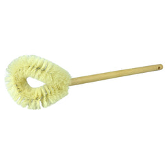 Toilet Bowl Brush, Professional, White Tampico Fill, Hardwood Handle - Exact Tool & Supply