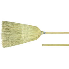 15″ Corn Fiber Upright Broom - Exact Tool & Supply