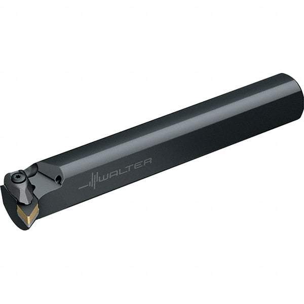 Walter - 1-1/2" Min Bore Diam, 12" OAL, 1" Shank Diam, A-DDUN Indexable Boring Bar - DN.. 1504.., DN.. 43.. Insert, Clamp Holding Method - Exact Tool & Supply