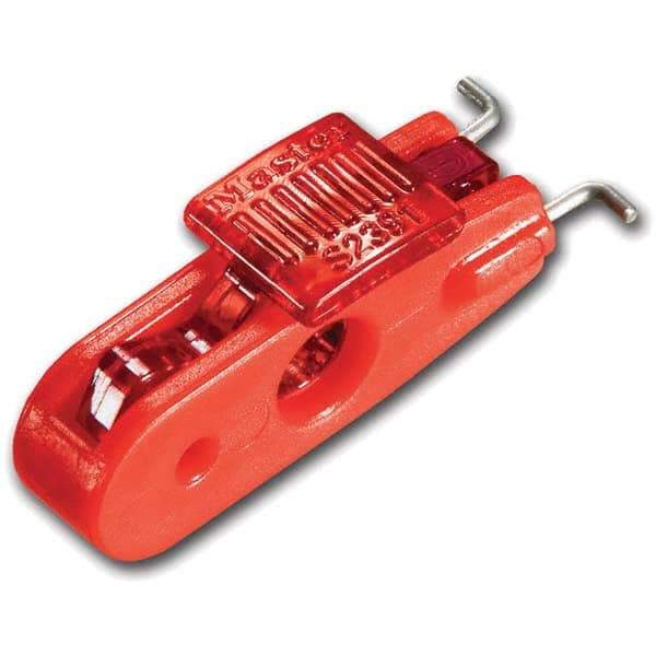 Master Lock - Electrical Equipment Lockouts Type: Universal Miniature Circuit Breaker Maximum Cord Diameter (Decimal Inch): 9/32 - Exact Tool & Supply