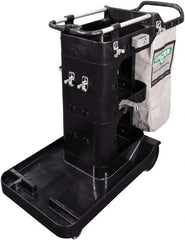 Unger - 35 Gal Plastic Janitor Cart - 22-1/2" Width - Exact Tool & Supply