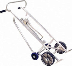 Valley Craft - 1,000 Lb Load Capacity, 30 & 55 Gal Drum Hand Truck - For 30 Gal & 55 Gal Drums - Exact Tool & Supply