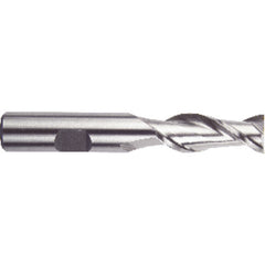 1/2″ × 1/2″ × 1 1/4″ × 3 1/4″ 2 Flute Single End HSS Finishing Center Cutting End Mill-Uncoated Series/List #1920 - Exact Tool & Supply