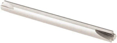 Scientific Cutting Tools - 0.005" Radius, 1/8" Mill Diam, 3 Flute Solid Carbide Corner Rounding End Mill - Double End, Uncoated, 1-1/2" OAL, 1/8" Shank Diam - Exact Tool & Supply