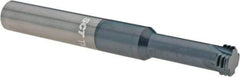 Scientific Cutting Tools - M14x1.50 Metric Fine, 0.45" Cutting Diam, 4 Flute, Solid Carbide Helical Flute Thread Mill - Internal Thread, 1.2" LOC, 4" OAL, 1/2" Shank Diam - Exact Tool & Supply