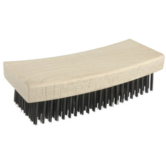 Block Type Scratch Brush, .012 Steel Fill, Curved Face - Exact Tool & Supply