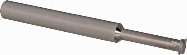 Scientific Cutting Tools - 16 TPI, External Single Profile Thread Mill - 0.24" Cut Diam, 1/4" Shank Diam, 4 Flute, 0.145" Neck Diam, 3/4" Neck Length, 2-1/2" OAL, AlTiN+ Finish - Exact Tool & Supply