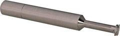 Scientific Cutting Tools - 10 TPI, Internal Single Profile Thread Mill - 1/2" Noml Diam, 0.32" Cut Diam, 3/8" Shank Diam, 4 Flute, 0.17" Neck Diam, 3/4" Neck Length, 3" OAL, Bright Finish - Exact Tool & Supply