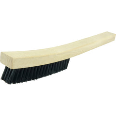 Plater's Brush, Nylon Fill, 4 × 19 Rows - Exact Tool & Supply