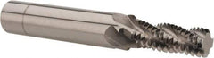Scientific Cutting Tools - 1/2-13 UNC, 0.4" Cutting Diam, 4 Flute, Solid Carbide Helical Flute Thread Mill - Internal/External Thread, 1.108" LOC, 3-1/2" OAL, 1/2" Shank Diam - Exact Tool & Supply