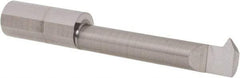 Scientific Cutting Tools - 1-1/2" Cutting Depth, 8 to 32 TPI, 0.36" Diam, Internal Thread, Solid Carbide, Single Point Threading Bar - Bright Finish, 2-1/2" OAL, 3/8" Shank Diam, 0.08" Projection from Edge, 60° Profile Angle - Exact Tool & Supply
