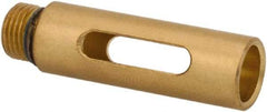Value Collection - Blow Gun Safety Nozzle - 1/8 NPSM, 1.49" Hose Length, Brass - Exact Tool & Supply