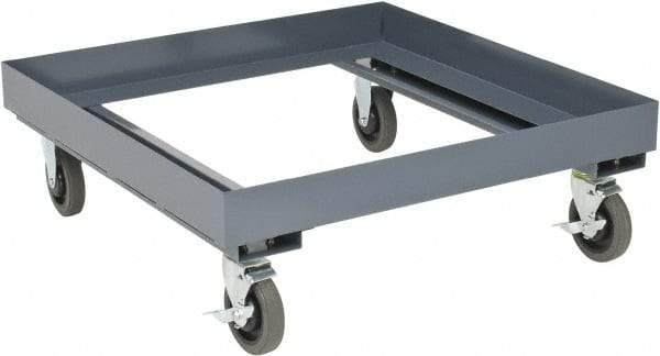 Value Collection - Gray, Polypropylene/Steel, Cabinet Caster/Bracket - For Use with WS-MH-CAB-004 - Exact Tool & Supply
