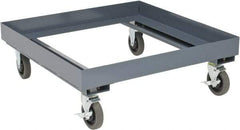 Value Collection - Gray, Polypropylene/Steel, Cabinet Caster/Bracket - For Use with WS-MH-CAB-004 - Exact Tool & Supply