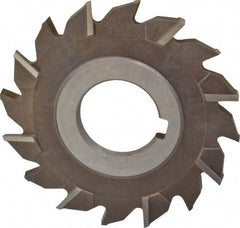 Keo - 3" Diam x 3/16" Width of Cut, 16 Teeth, High Speed Steel Side Milling Cutter - Staggered Teeth, Uncoated - Exact Tool & Supply