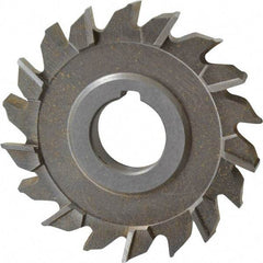Keo - 3-1/2" Diam x 3/8" Width of Cut, 18 Teeth, High Speed Steel Side Milling Cutter - Staggered Teeth, Uncoated - Exact Tool & Supply