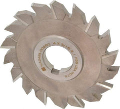Keo - 4" Diam x 5/16" Width of Cut, 18 Teeth, High Speed Steel Side Milling Cutter - Staggered Teeth, Uncoated - Exact Tool & Supply