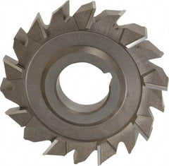 Keo - 4" Diam x 5/8" Width of Cut, 18 Teeth, High Speed Steel Side Milling Cutter - Staggered Teeth, Uncoated - Exact Tool & Supply
