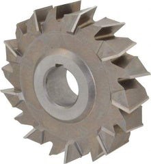 Keo - 4" Diam x 1" Width of Cut, 18 Teeth, High Speed Steel Side Milling Cutter - Staggered Teeth, Uncoated - Exact Tool & Supply