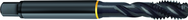 1-12 H4 4-Flute HSS-E Semi-Bottoming 40 degree Spiral Flute Tap-Steam Oxide - Exact Tool & Supply