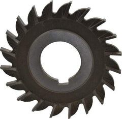 Keo - 3" Diam x 3/16" Width of Cut, 20 Teeth, High Speed Steel Side Milling Cutter - Straight Teeth, Uncoated - Exact Tool & Supply