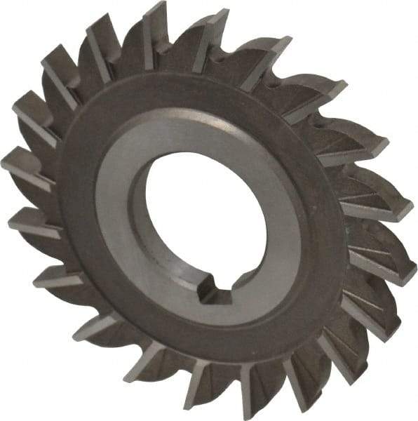 Keo - 3" Diam x 1/4" Width of Cut, 20 Teeth, High Speed Steel Side Milling Cutter - Straight Teeth, Uncoated - Exact Tool & Supply