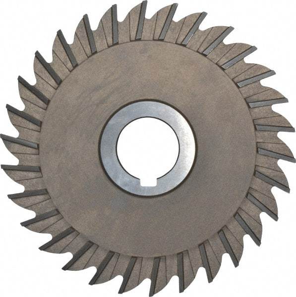 Keo - 6" Diam x 5/16" Width of Cut, 30 Teeth, High Speed Steel Side Milling Cutter - Straight Teeth, Uncoated - Exact Tool & Supply
