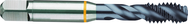 1/2-20 H3 3-Flute HSS-E Semi-Bottoming 40 degree Spiral Flute Tap-TiCN - Exact Tool & Supply