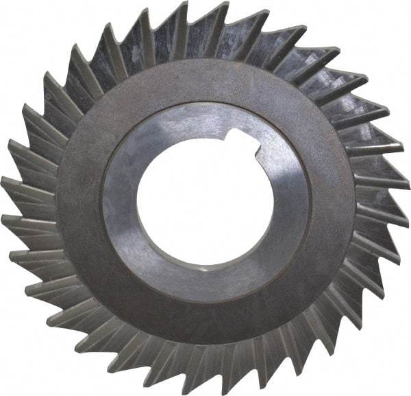 Keo - 3" Blade Diam x 1/8" Blade Thickness, 1" Hole, 32 Teeth, High Speed Steel Side Chip Saw - Straight Tooth, Arbor Connection, Right Hand Cut, Uncoated, with Keyway - Exact Tool & Supply