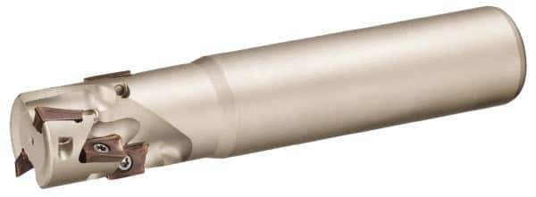 Sumitomo - 25mm Cut Diam, 25mm Shank Diam, 130mm OAL, Indexable Square Shoulder End Mill - WRX 2000 Inserts, Cylindrical Shank, 90° Lead Angle, Series WaveMill - Exact Tool & Supply