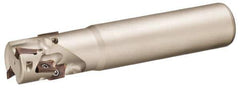 Sumitomo - 25mm Cut Diam, 25mm Shank Diam, 130mm OAL, Indexable Square Shoulder End Mill - WRX 2000 Inserts, Cylindrical Shank, 90° Lead Angle, Series WaveMill - Exact Tool & Supply