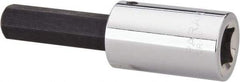 Paramount - 1/2" Drive, 1/2" Hex Bit Socket - 3-5/8" OAL, 1-7/8" Bit Length - Exact Tool & Supply