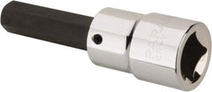 Paramount - 1/2" Drive, 7/16" Hex Bit Socket - 3-1/4" OAL, 1-3/4" Bit Length - Exact Tool & Supply