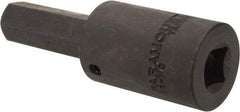 Paramount - 1/2" Drive, 16mm Impact Hex Bit Socket - 3-5/8" OAL - Exact Tool & Supply