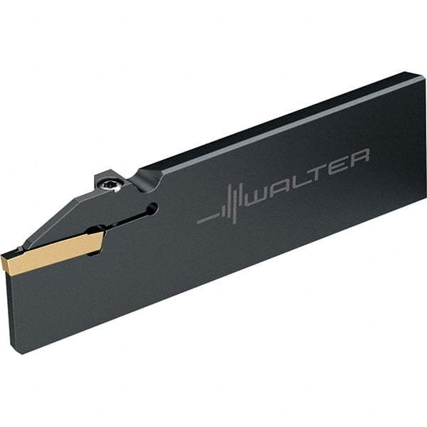 Walter - 1.0236" Blade Height, 4.3307" OAL, Right Hand Cut, Single End Indexable Cut-Off Blade - 16mm Max Depth of Cut, G1041 Blade - Exact Tool & Supply