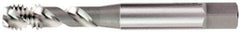 OSG - M5x0.80 Metric Coarse 3 Flute 6H Modified Bottoming Spiral Flute Tap - Vanadium High Speed Steel, Nitride Finish, 2-3/8" OAL, Right Hand Flute, Right Hand Thread, D4, Series 13119 - Exact Tool & Supply