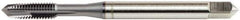 OSG - M5x0.80 Metric Coarse 2 Flute D4 Oxide Finish High Speed Steel Spiral Point Extension Tap - Plug Chamfer, 6" OAL, 7/8" Thread Length, 6H Class of Fit, Series 11118 - Exact Tool & Supply
