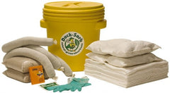 Ability One - Spill Kits; Application: Oil ; Container Type: Drum ; Container Size (Gal.): 13 - Exact Tool & Supply