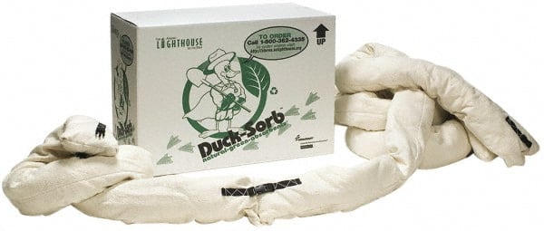 Ability One - Socks & Booms; Type: Sock ; Application: Oil, Coolant & Solvent Spills ; Capacity per Package (Gal.): 8 ; Length (Inch): 120 ; Diameter (Inch): 6 - Exact Tool & Supply