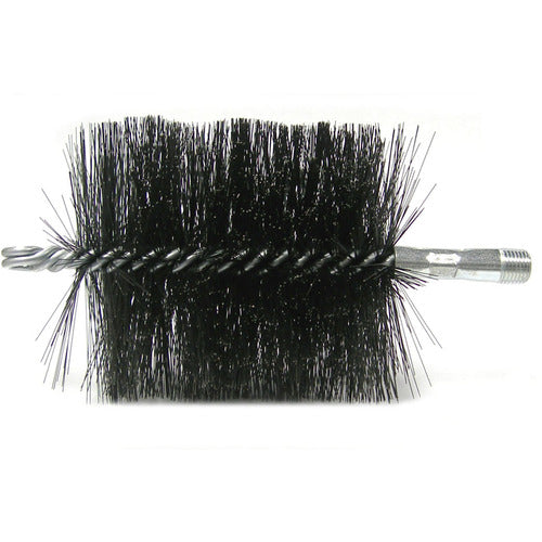 4″ Double Spiral Flue Brush, .012 Steel Fill - Exact Tool & Supply